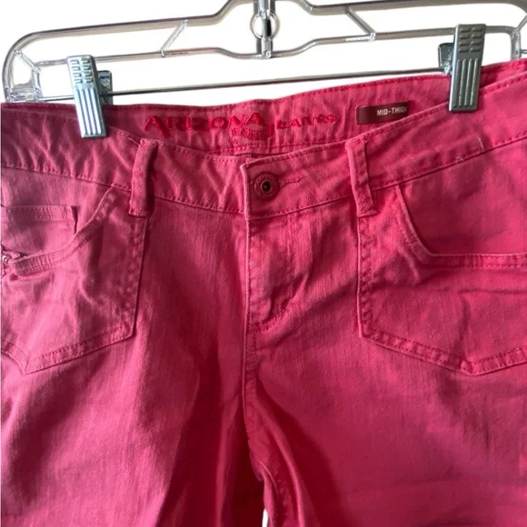 Arizona Jean Company Pink Denim Shorts Casual Summer - Picture 3 of 6